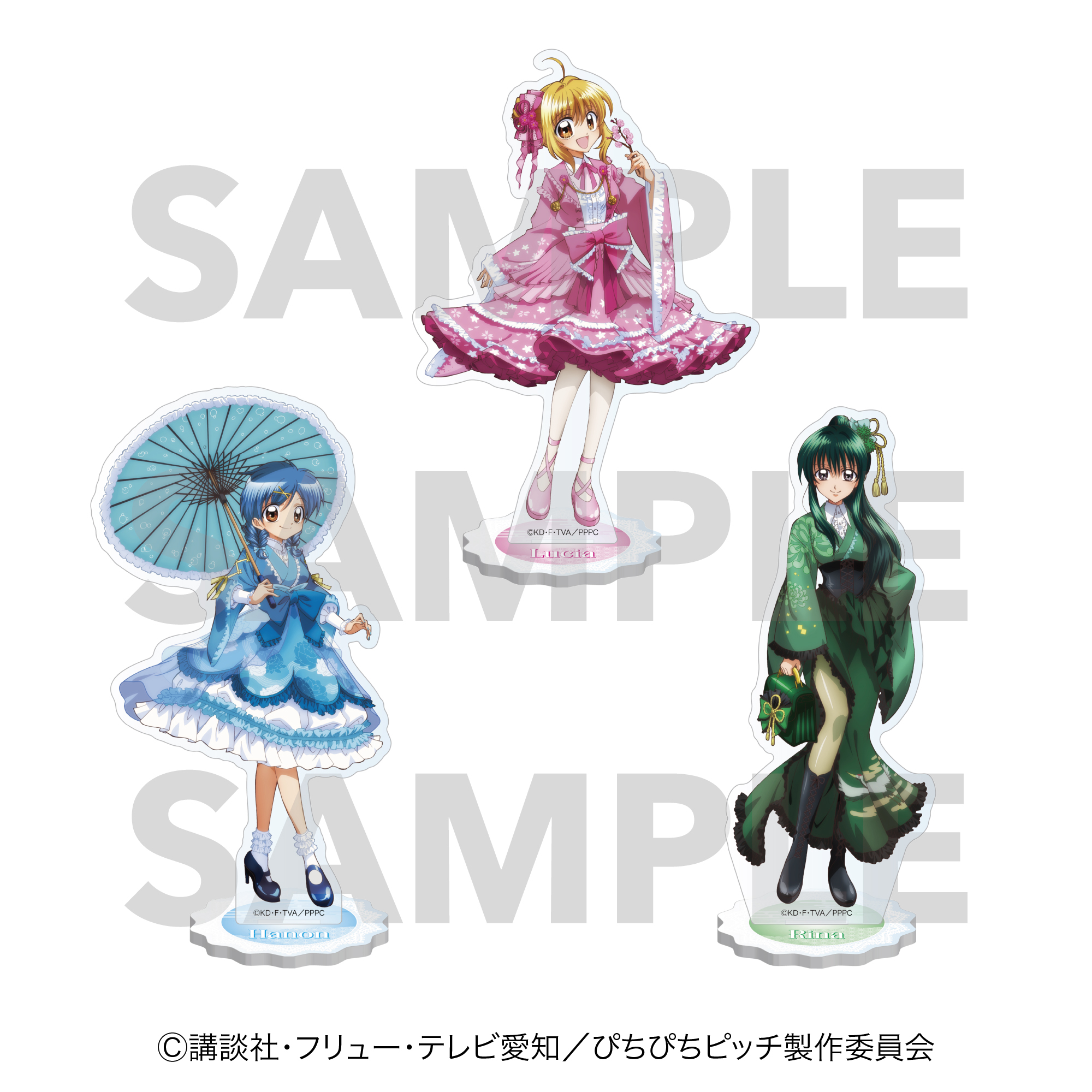 アニメ『ぴちぴちピッチ』アクリルスタンド