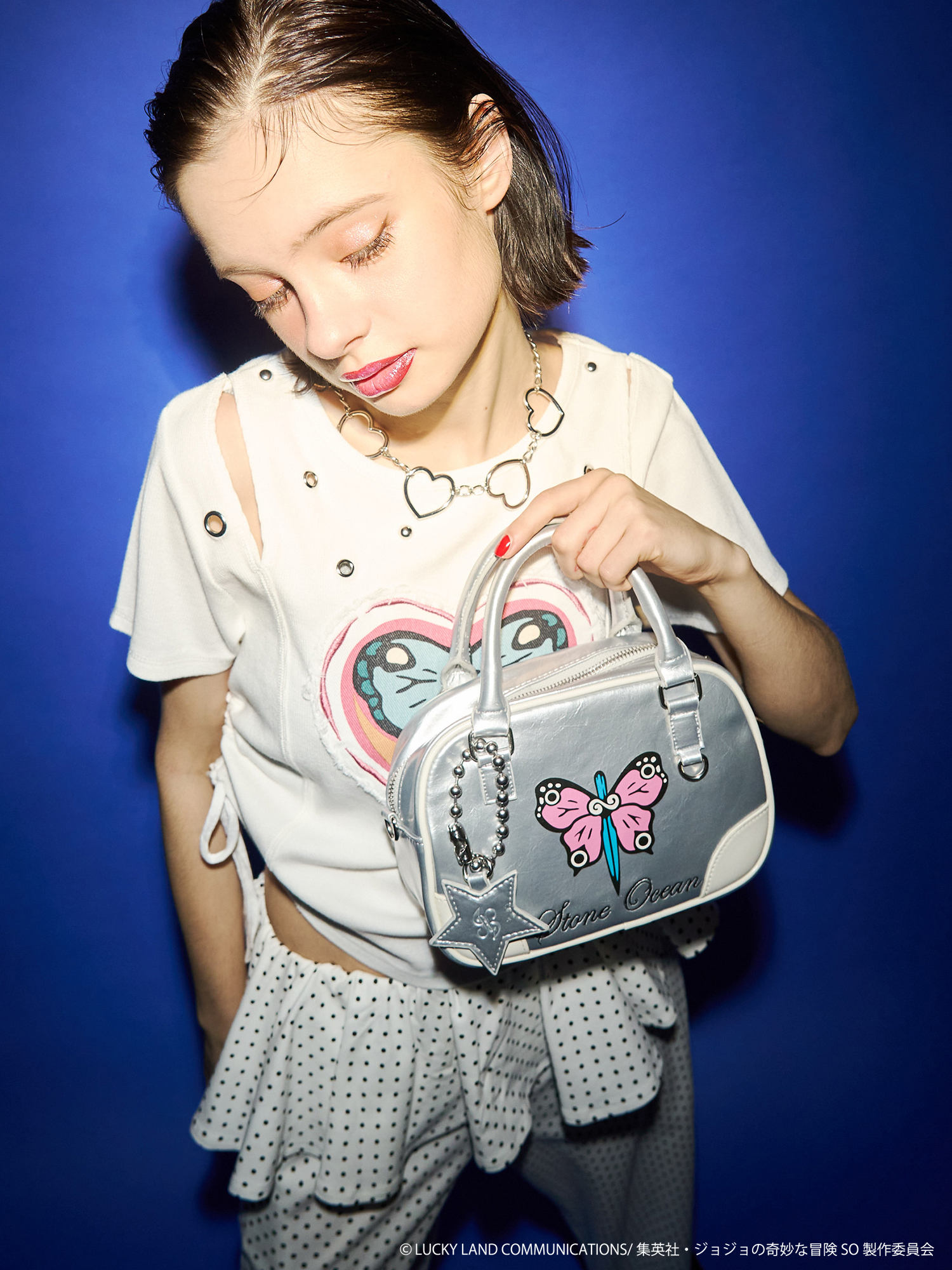 「ジョジョの奇妙な冒険 ストーンオーシャン×jouetie」ミニボストンBAG