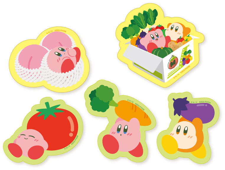 「星のカービィキャンペーン in ナムコ とれたて！プププやさい」C賞：ステッカー