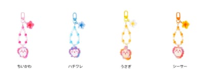 「ちいかわ」ビーズ付きアクリルストラップ