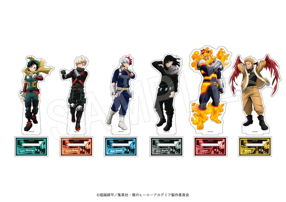 『ヒロアカ』「渋谷ヒーローズミッション」アクリルフィギュアスタンド