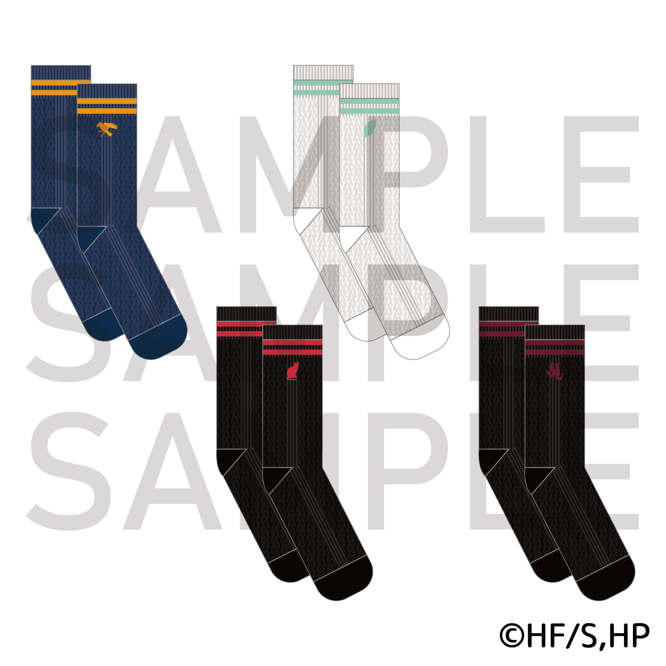 アニメ『ハイキュー!!』スクールソックス