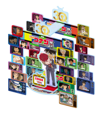 「放送30周年記念 TVアニメ『名探偵コナン』展」アクリルディスプレイスタンド