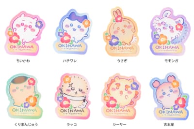 「ちいかわ」スマホに貼れるサイズのクリアステッカー