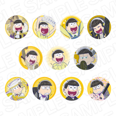 「おそ松さん10th Anniversary POP UP SHOP」缶バッジ（ランダム）