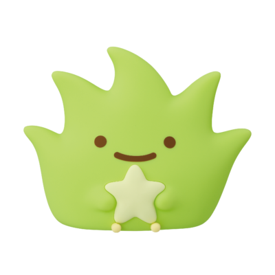 「一番くじ すみっコぐらし ～すみっコと夜のひとやすみ～」B賞：ざっそう ルームライト