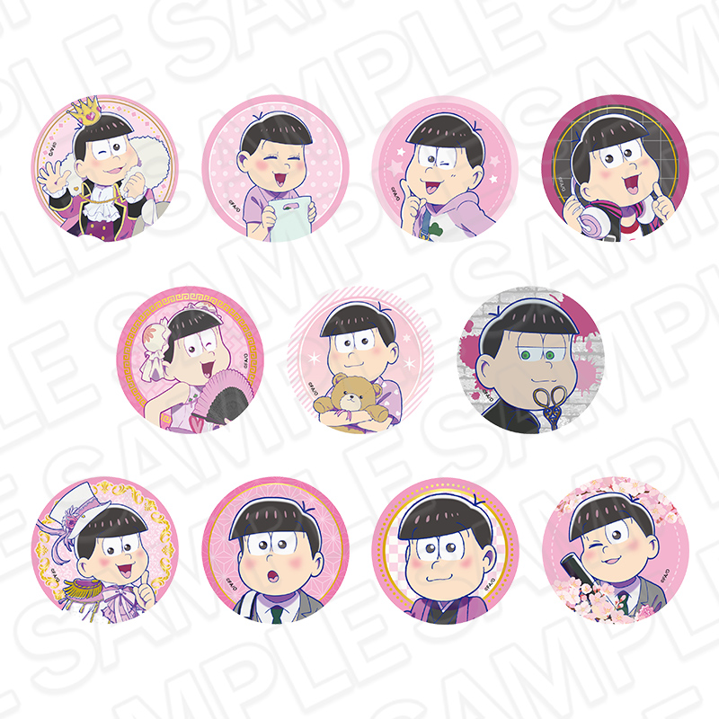 「おそ松さん10th Anniversary POP UP SHOP」缶バッジ（ランダム）