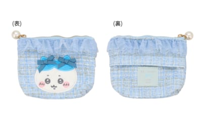 「ちいかわ×粧美堂」ツイードティッシュポーチ