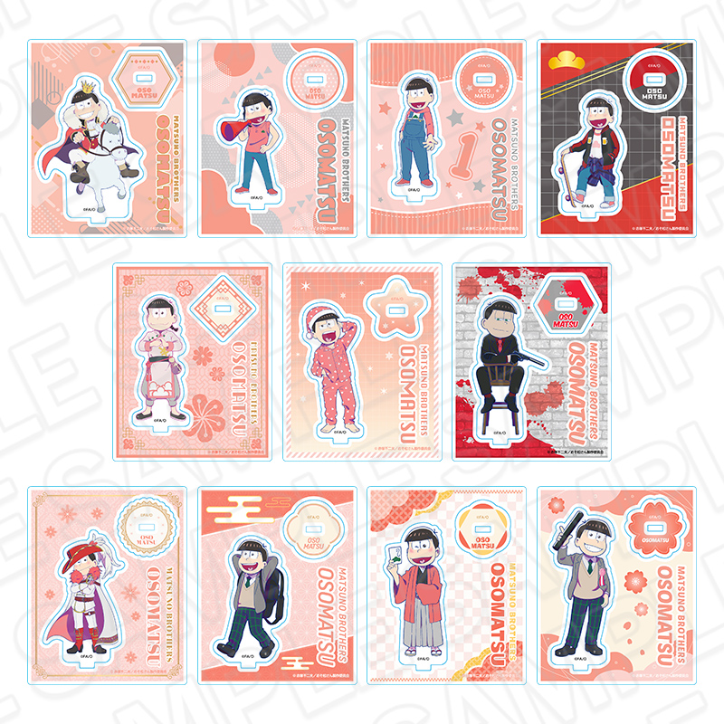 「おそ松さん10th Anniversary POP UP SHOP」アクリルスタンド（ランダム）