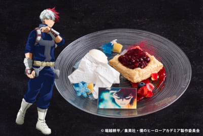 「ヒロアカ×渋谷エクセルホテル東急」轟焦凍の炎と氷のパイデザート