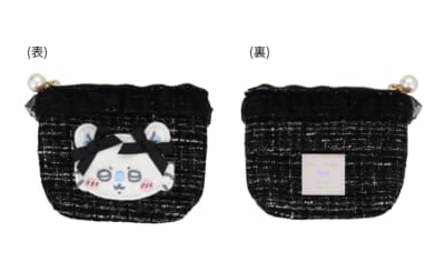 「ちいかわ×粧美堂」ツイードティッシュポーチ