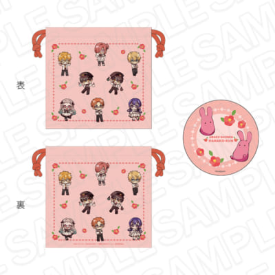 TVアニメ『地縛少年花子くん2』POP UP SHOP&nbsp;巾着＆缶ミラーセット 眼鏡デフォルメver.