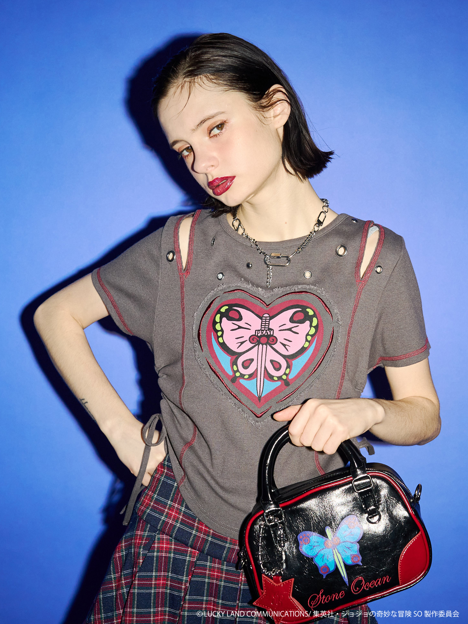 「ジョジョの奇妙な冒険 ストーンオーシャン×jouetie」フィットTシャツ