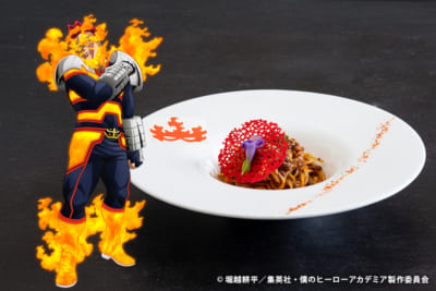 「ヒロアカ×渋谷エクセルホテル東急」エンデヴァーのトマトボロネーゼ