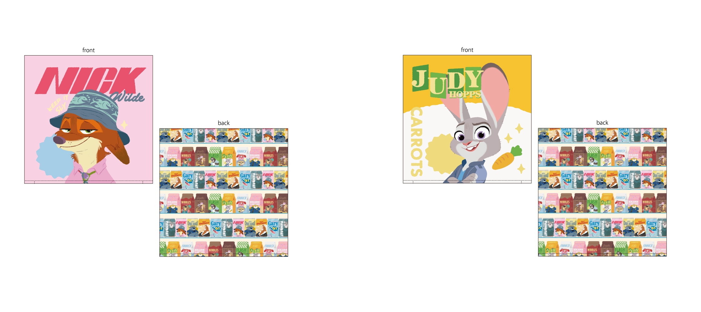 「ズートピア2」OH MY CAFE クッションカバー