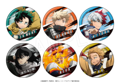 『ヒロアカ』「渋谷ヒーローズミッション」トレーディングメタル缶バッジ
