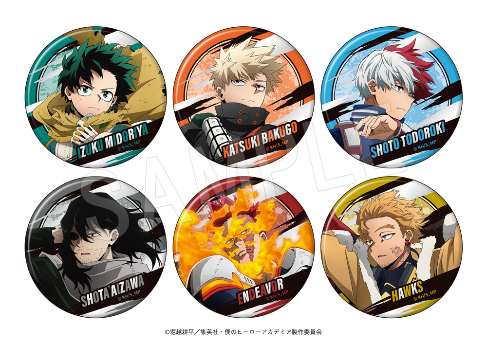 『ヒロアカ』「渋谷ヒーローズミッション」トレーディングメタル缶バッジ