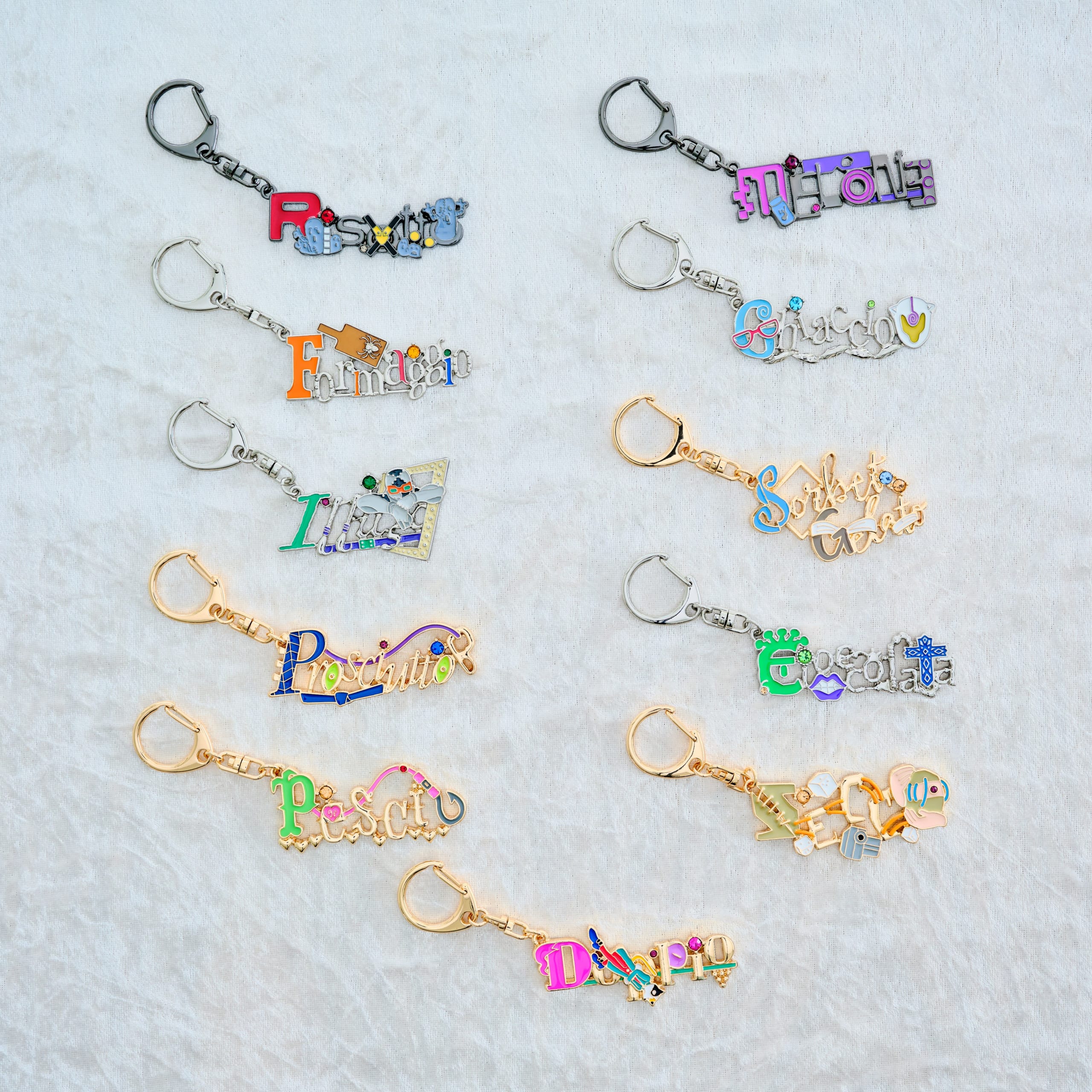 「THE★JOJO WORLD」モチーフキーホルダー