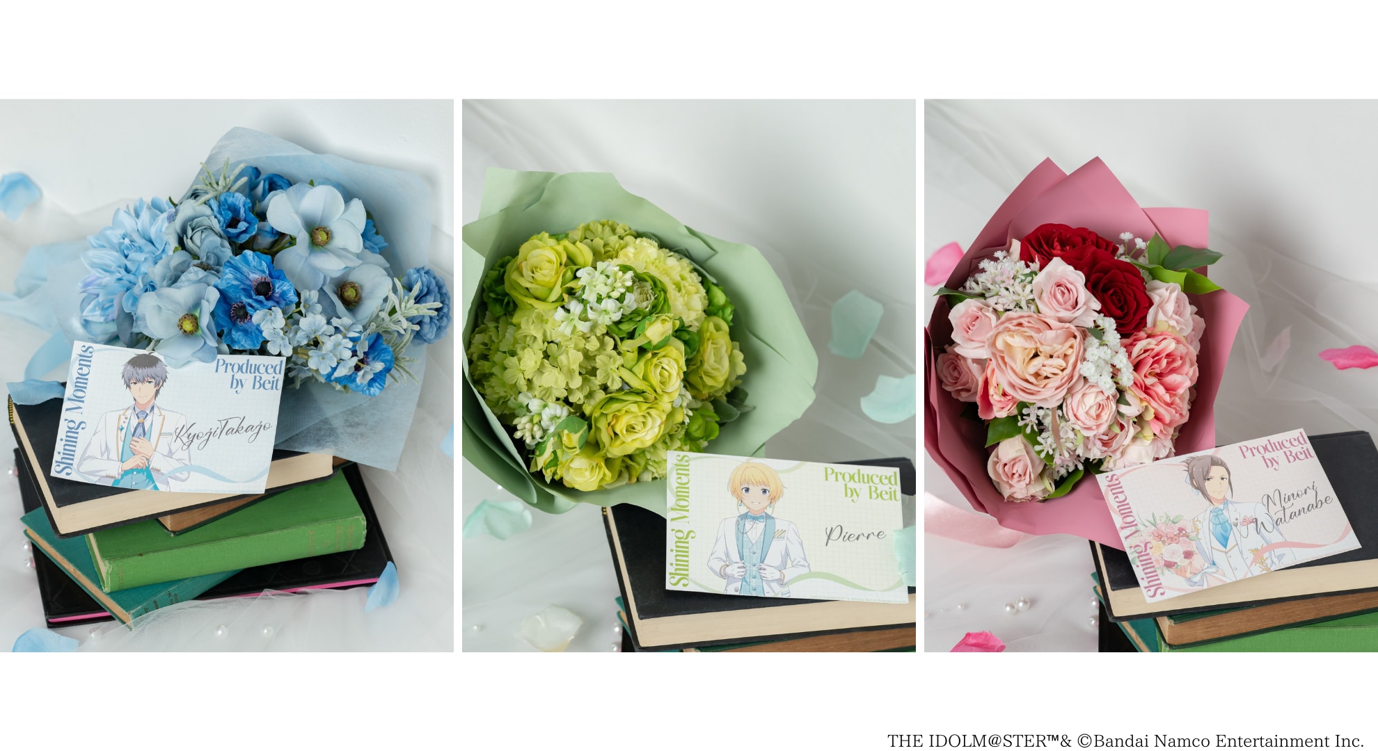 『SideM』×ソロフォトウエディング ブーケの展示