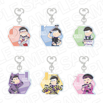 「おそ松さん10th Anniversary POP UP SHOP」ホログラムキーホルダー