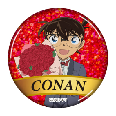 「放送30周年記念 TVアニメ『名探偵コナン』展」缶バッジ