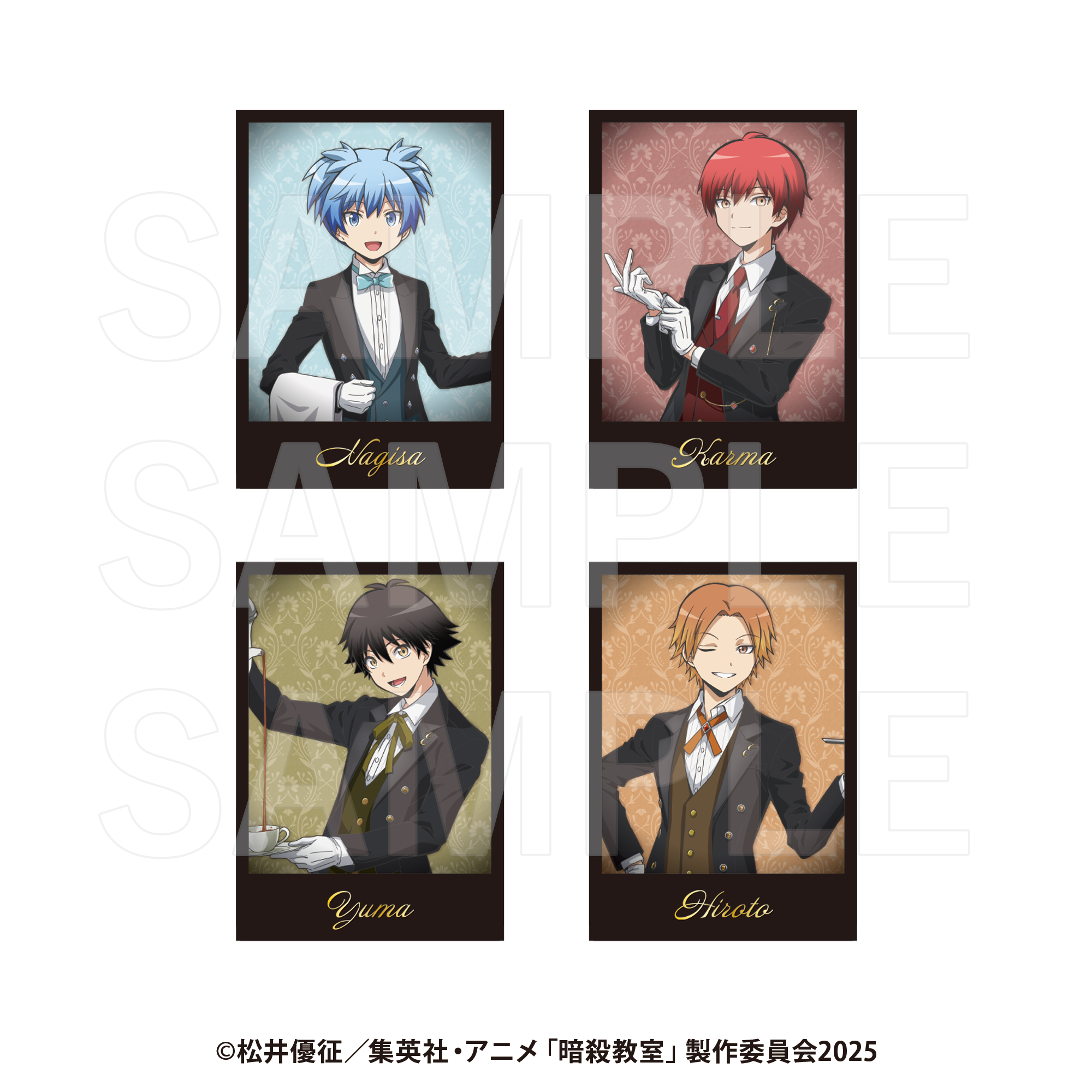 「アニメ『暗殺教室』cafe in E-DINER」トレーディングフォトカード