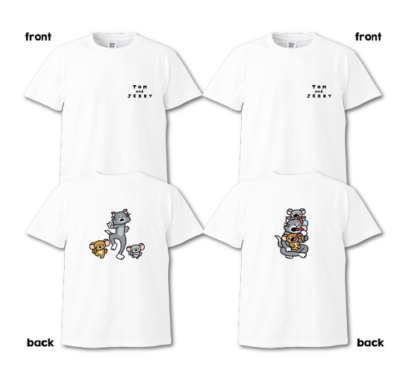 Happyくじ「トムとジェリー」B賞:コラボレーションTシャツ