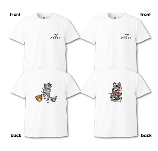 Happyくじ「トムとジェリー」B賞：コラボレーションTシャツ