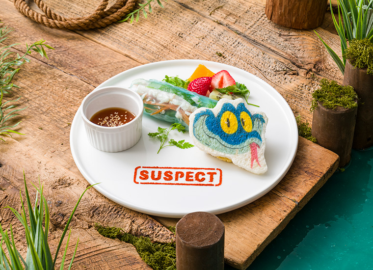 「ズートピア2」OH MY CAFE ＜ゲイリー＞生春巻きプレート