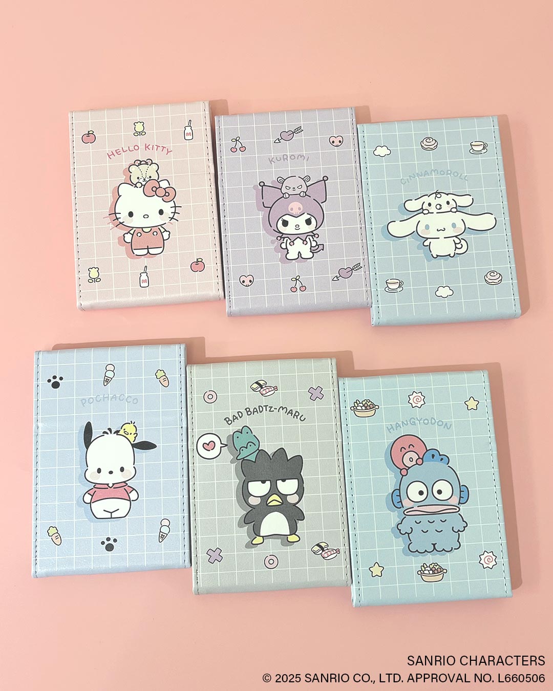 「サンリオキャラクターズ×サンキューマート」折り畳みミラー