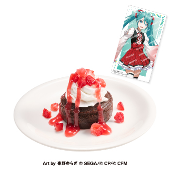 「プロセカ×スシロー」コラボ限定ステッカー付き デザート