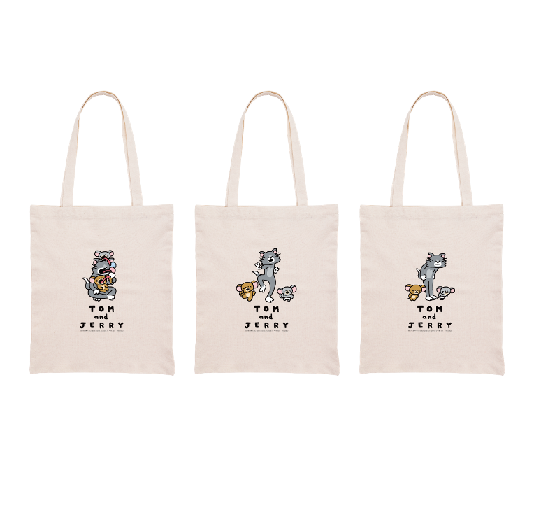 Happyくじ「トムとジェリー」C賞：コラボレーショントートバッグ