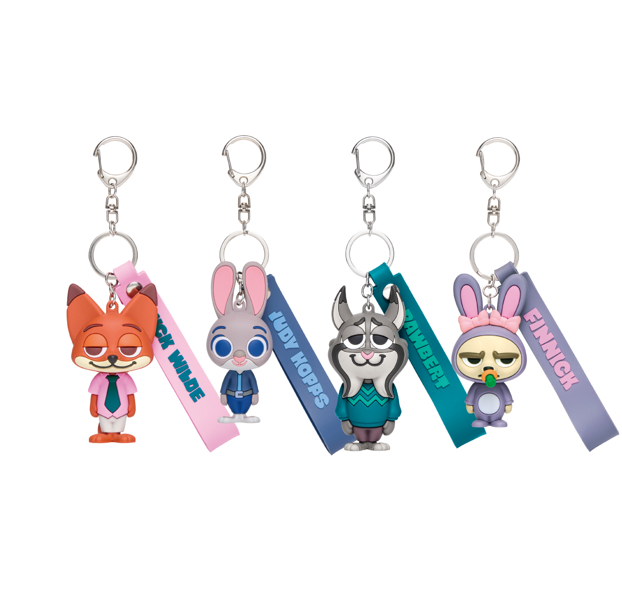 Happyくじ『ズートピア2』F賞：ラバーマスコットキーホルダー