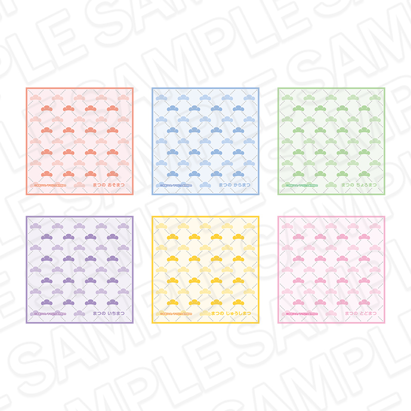 「おそ松さん10th Anniversary POP UP SHOP」おなまえミニタオル