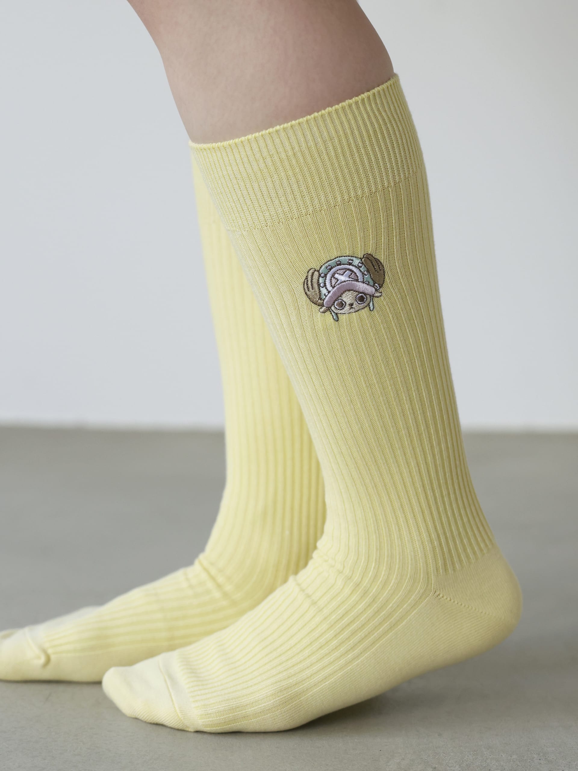 「ONE PIECE×靴下屋」CHOPPER'sコラボ 刺繍スリークォーターソックス