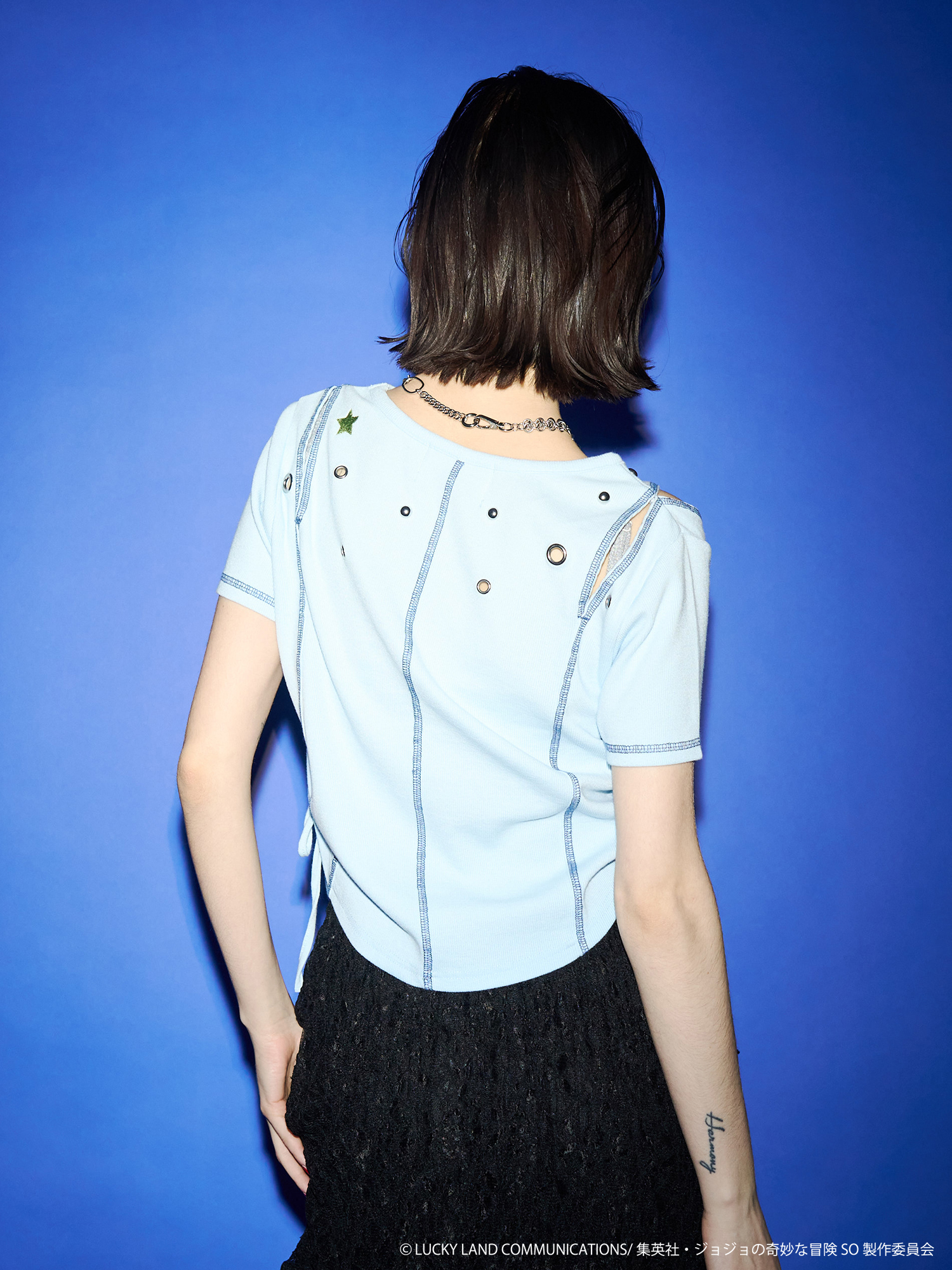 「ジョジョの奇妙な冒険 ストーンオーシャン×jouetie」フィットTシャツ