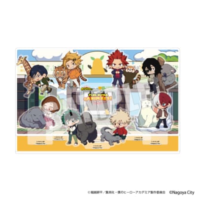 「ヒロアカ×名古屋市東山動植物園」ジオラマアクリルスタンド