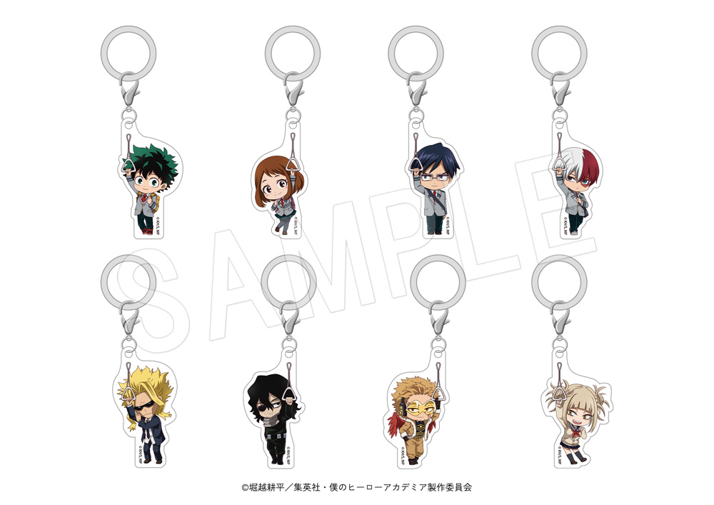 『ヒロアカ』「渋谷ヒーローズミッション」トレーディングめじるしチャーム ミニキャラver. TypeA/B