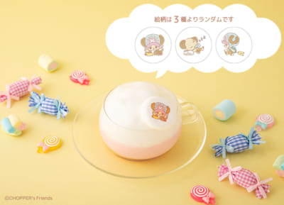 「CHOPPER's CAFE」マシュマロぷかぷかいちごラテ