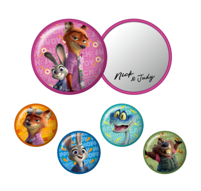 Happyくじ『ズートピア2』I賞:缶ミラー