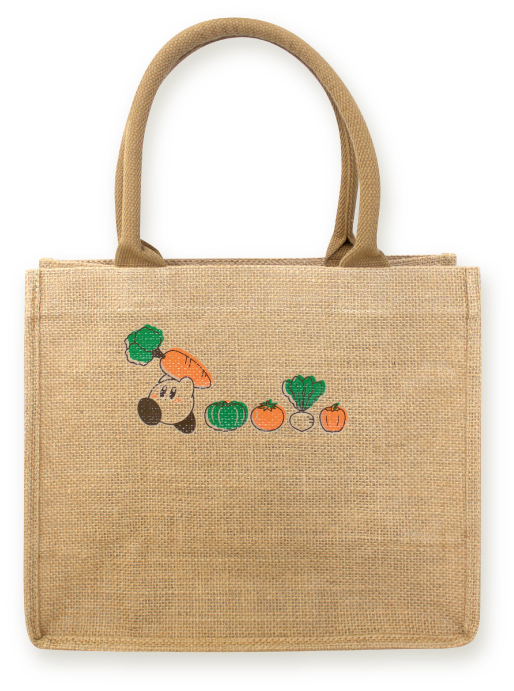 「星のカービィキャンペーン in ナムコ とれたて！プププやさい」A賞：ジュートバッグ