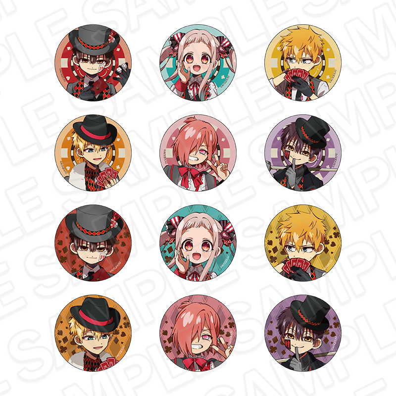 TVアニメ『地縛少年花子くん２』POP UP SHOP　グリッターカンバッジ カジノver.