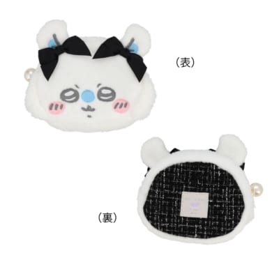 「ちいかわ×粧美堂」ダイカットフェイスポーチ