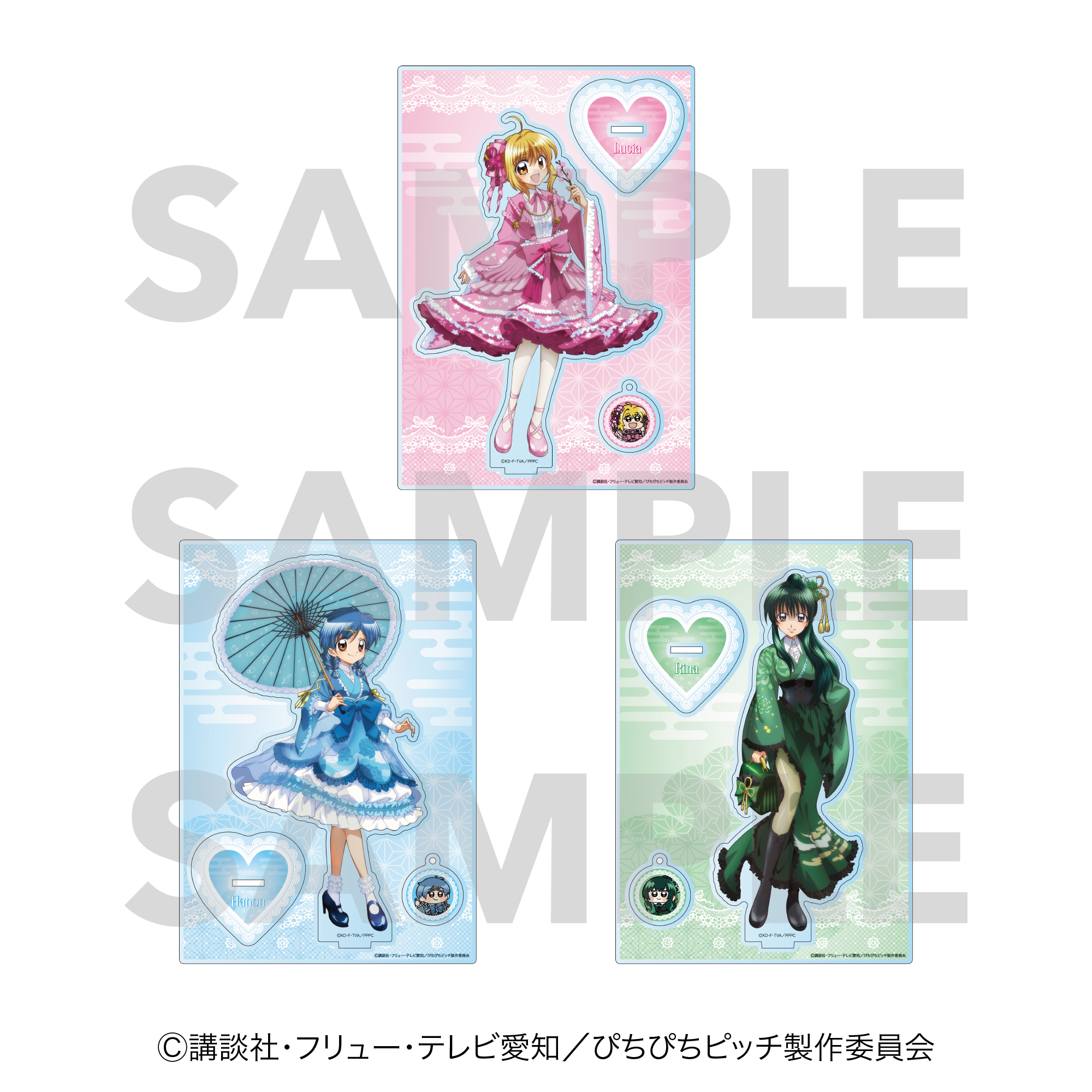 アニメ『ぴちぴちピッチ』ビッグアクリルスタンド