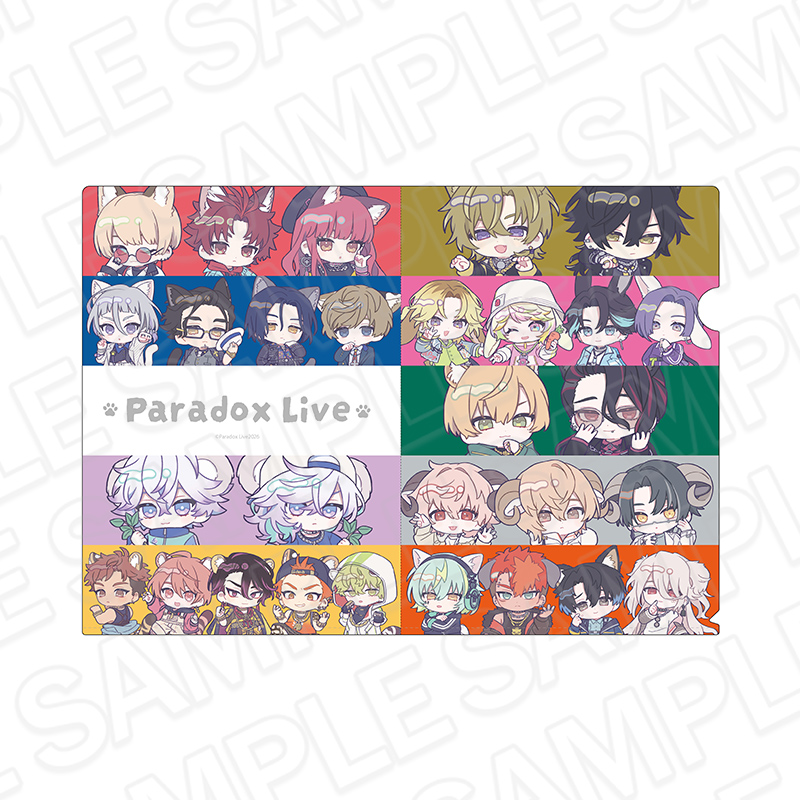 「Paradox Live　POP UP SHOP」クリアファイル