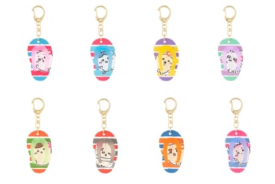 「ちいかわ」トレーディングビーチサンダルキーホルダー