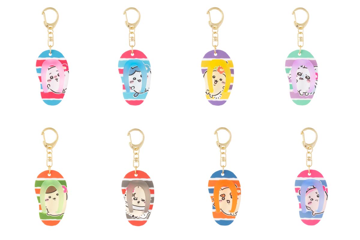 「ちいかわ」トレーディングビーチサンダルキーホルダー