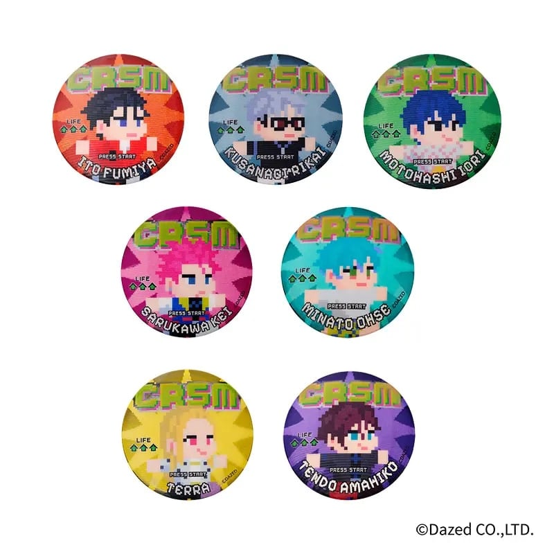 エニマイくじ 超人的シェアハウスストーリー『カリスマ』F賞：チェンジング缶バッジ