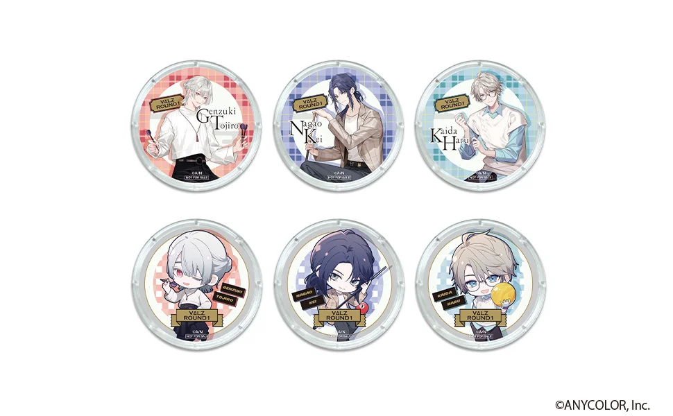 「VΔLZ」×ラウンドワン ノベルティ：アクリルコースター