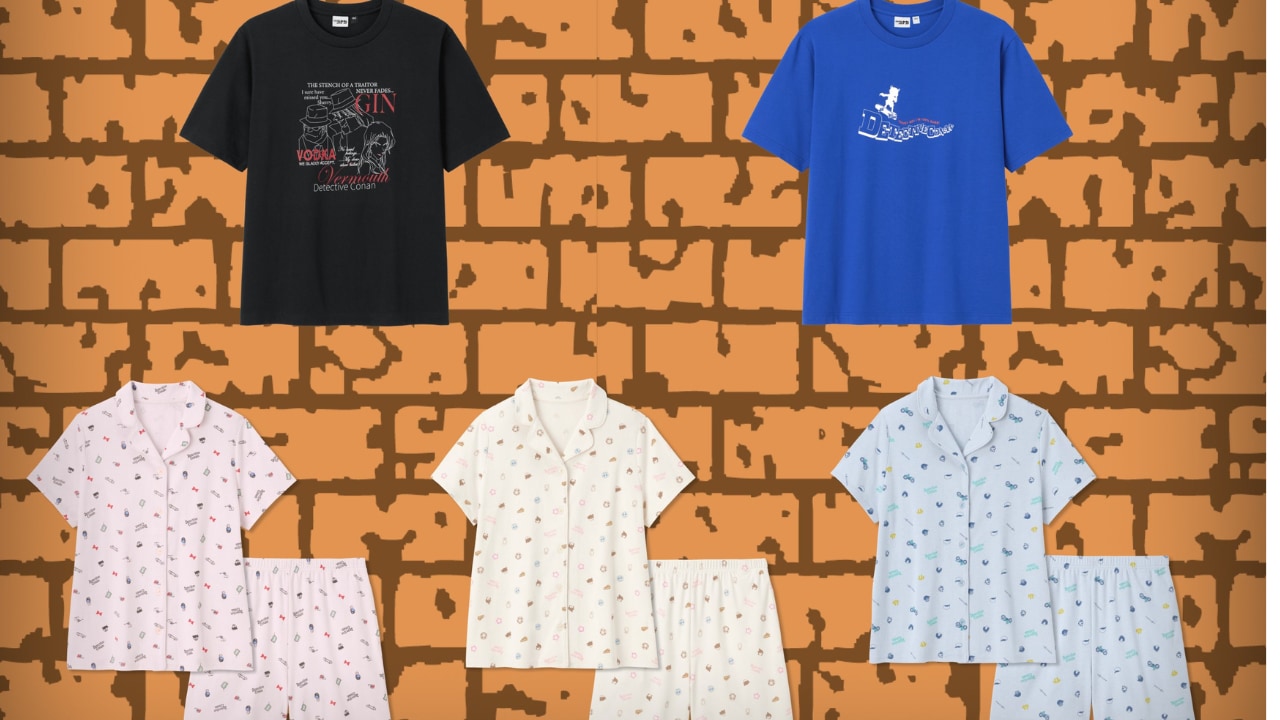 「名探偵コナン×GU」コラボが4月3日に発売決定!”物語の鍵を握る3つのKEY”をテーマにしたTシャツ&パジャマが登場